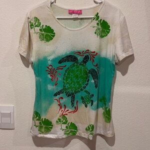 Crazy 8 Green Leaf Tee